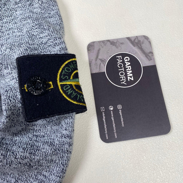 Stone Island - nylon metal hooded jumper light blue