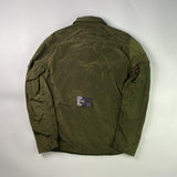 Stone Island - nylon metal lined overshirt green