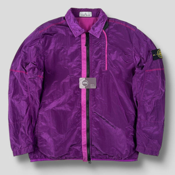 Stone Island Nylon Metal Lined Overshirt Purple – Garmz Factory