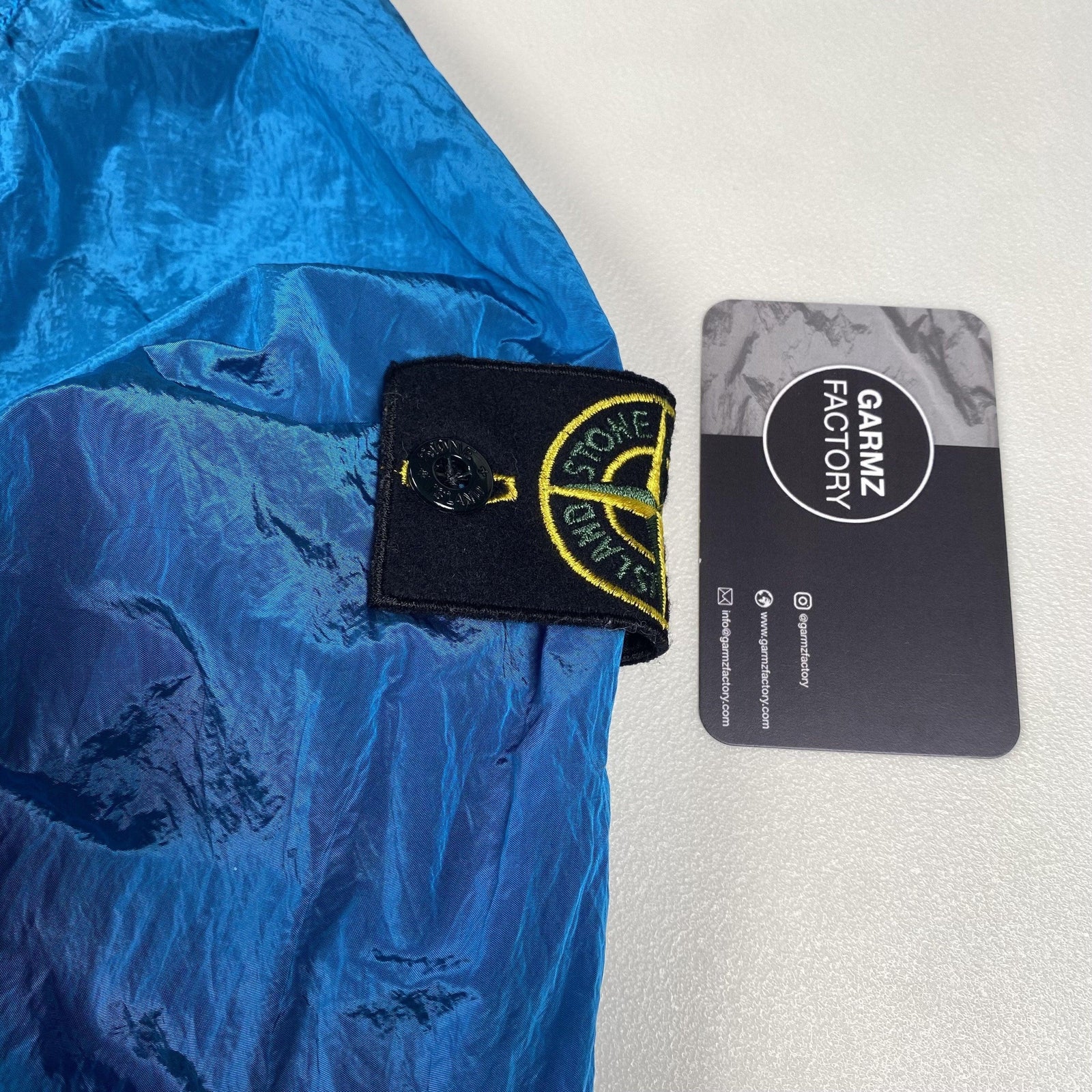 Stone Island Nylon Metal Overshirt Cobalt Blue – Garmz Factory