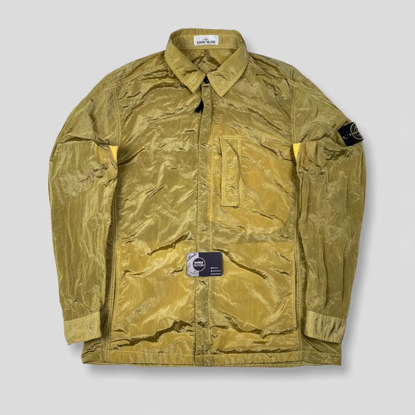 Nylon Metal Overshirt Gold