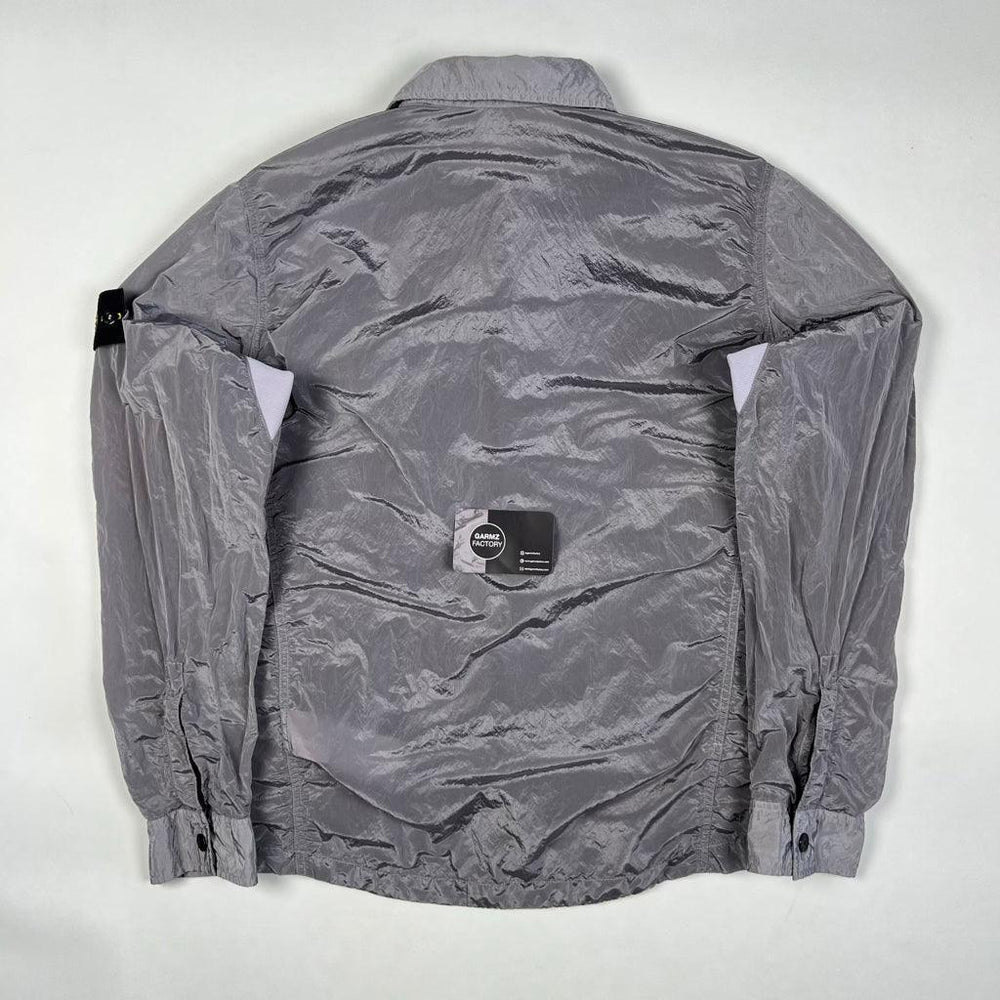 Stone island nylon metal overshirt lavender discount