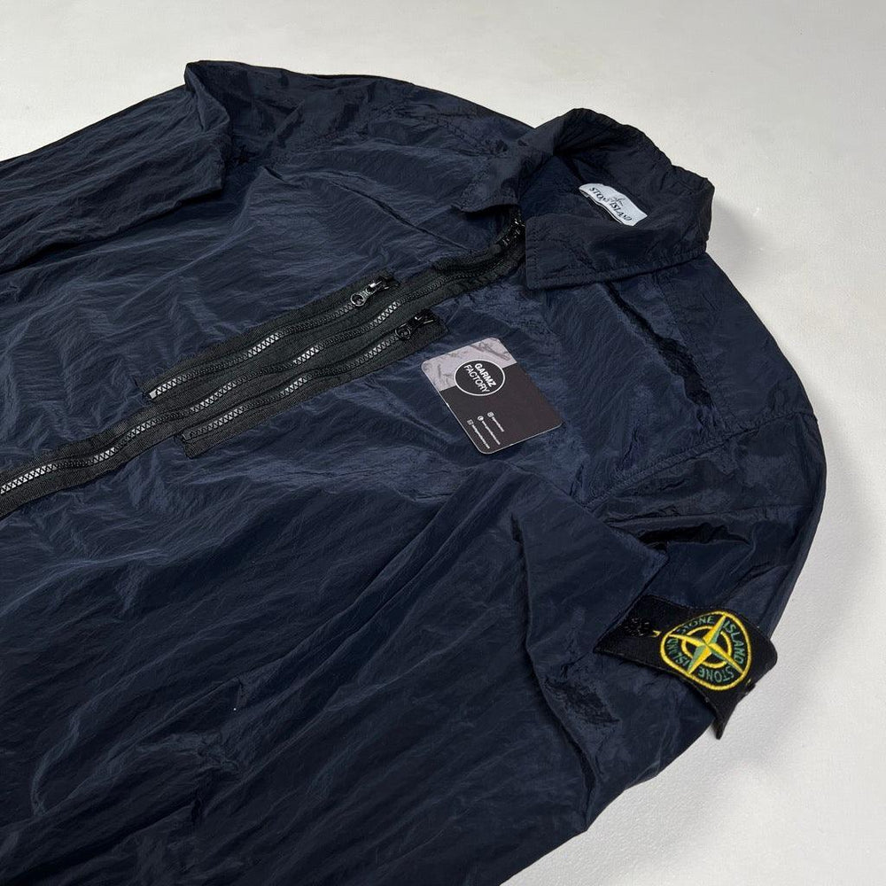 Stone Island Nylon Metal Overshirt Navy – Garmz Factory