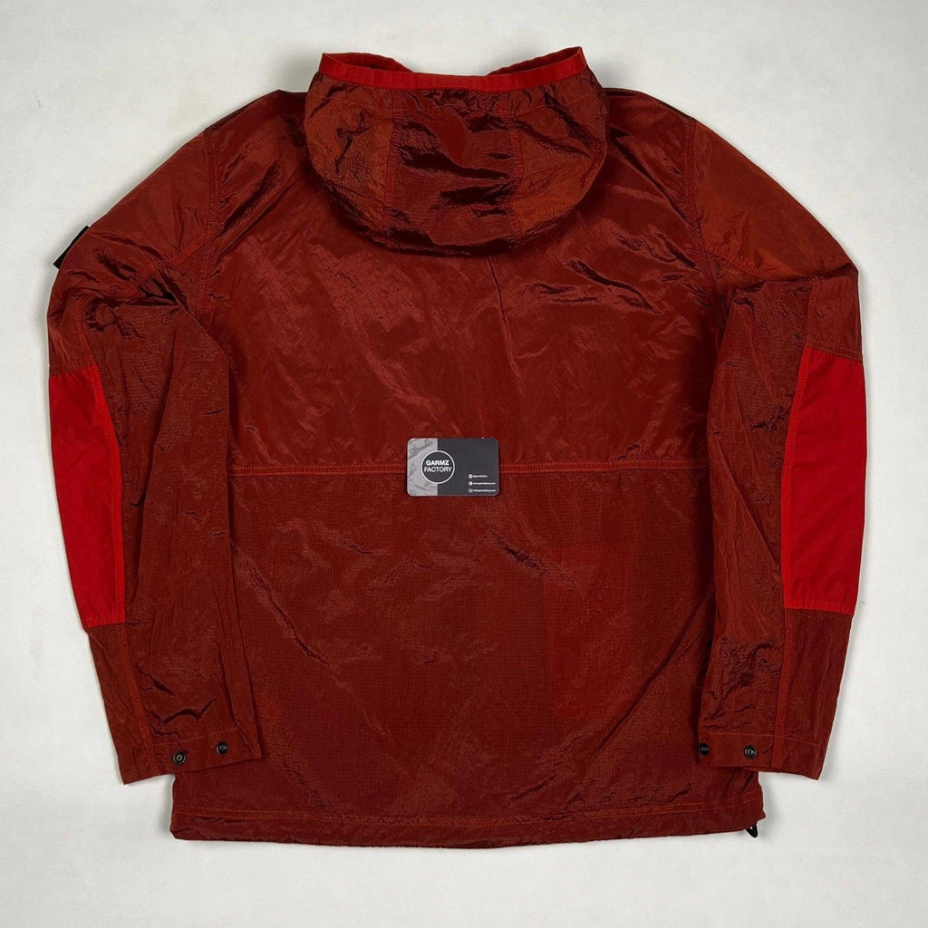 Stone Island Nylon Metal Ripstop Hooded Jacket Red – Garmz Factory