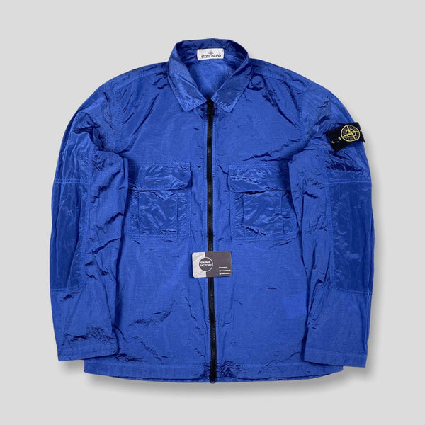 Stone Island - Nylon Metal Ripstop Overshirt Blue