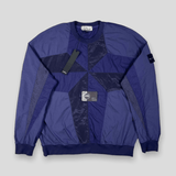 Stone Island - Nylon Metal Ripstop Star Inlay Sweatshirt Navy