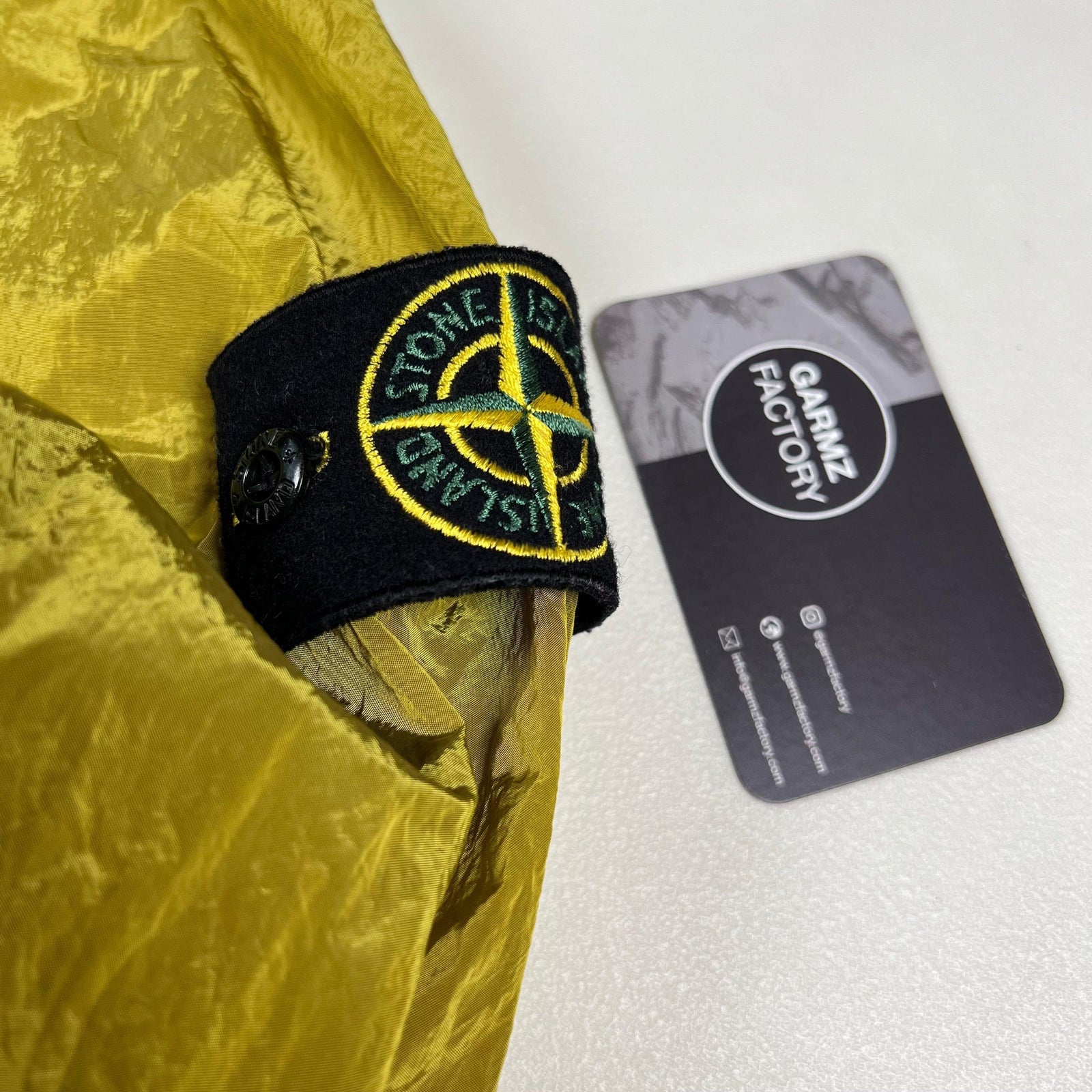 Stone Island Nylon Metal Smock Pullover Gold – Garmz Factory