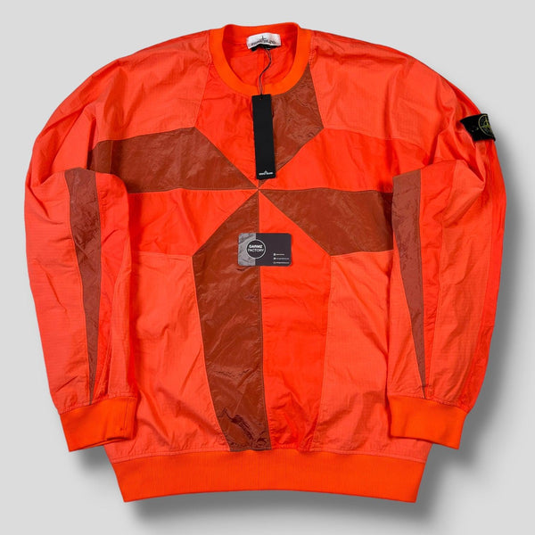 Stone Island - Nylon Metal Star Inlay Sweatshirt Orange