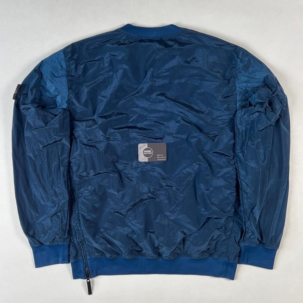 Stone Island Nylon Metal Sweatshirt Blue Garmz Factory