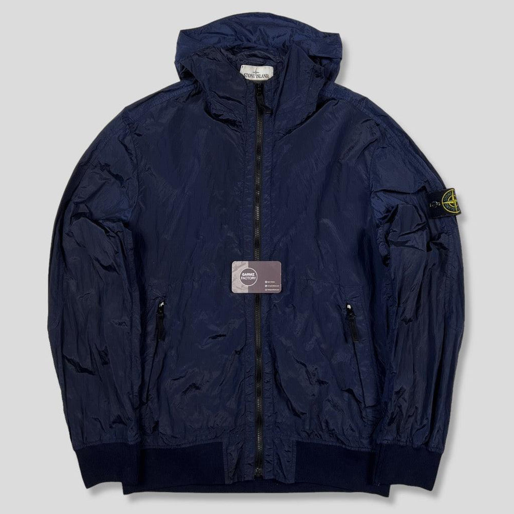Stone Island Nylon Metal Watro Hooded Jacket Navy – Garmz Factory