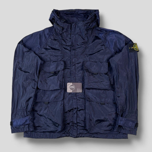 Stone Island - Nylon Metal Watro Hooded Jacket Navy