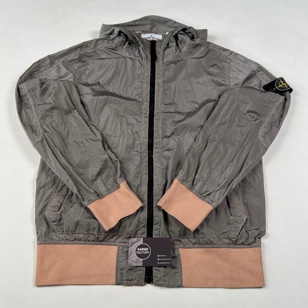 Stone Island Nylon Metal Watro Hooded Jacket Silver – Garmz Factory