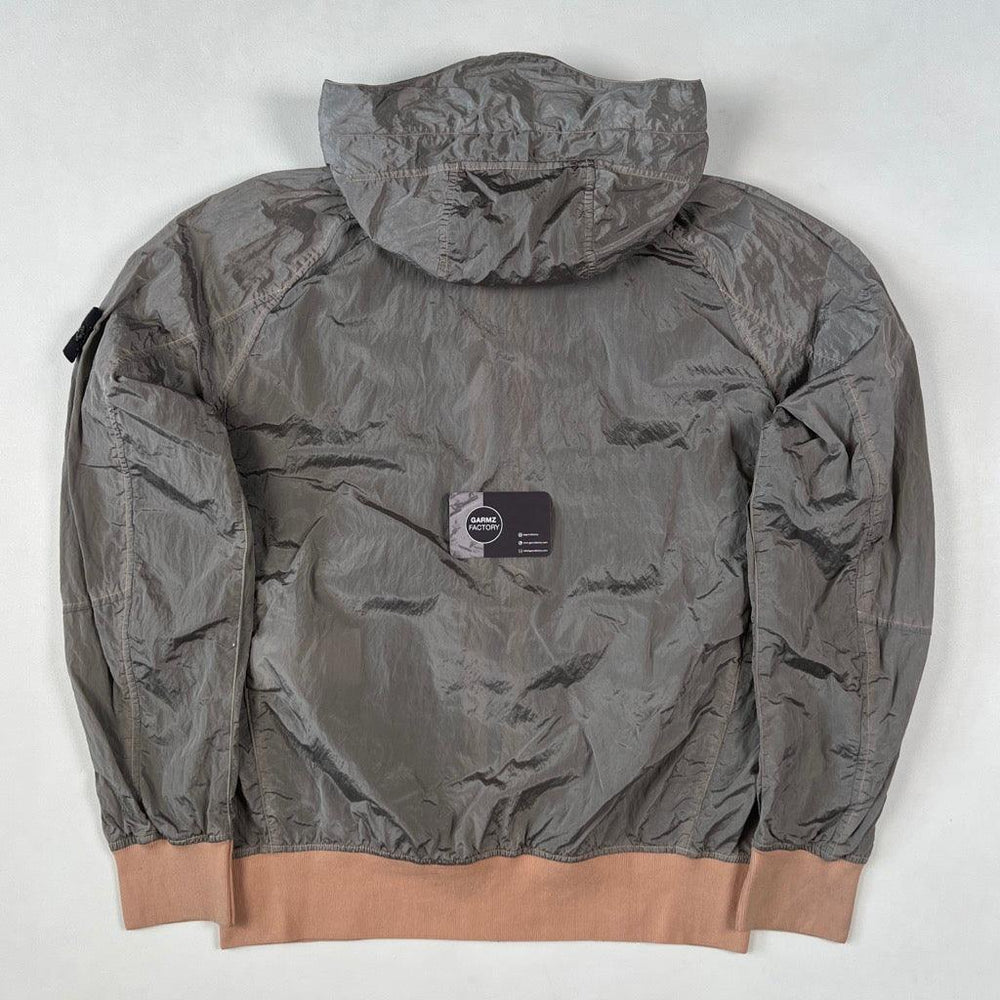 Stone Island Nylon Metal Watro Hooded Jacket Silver – Garmz Factory