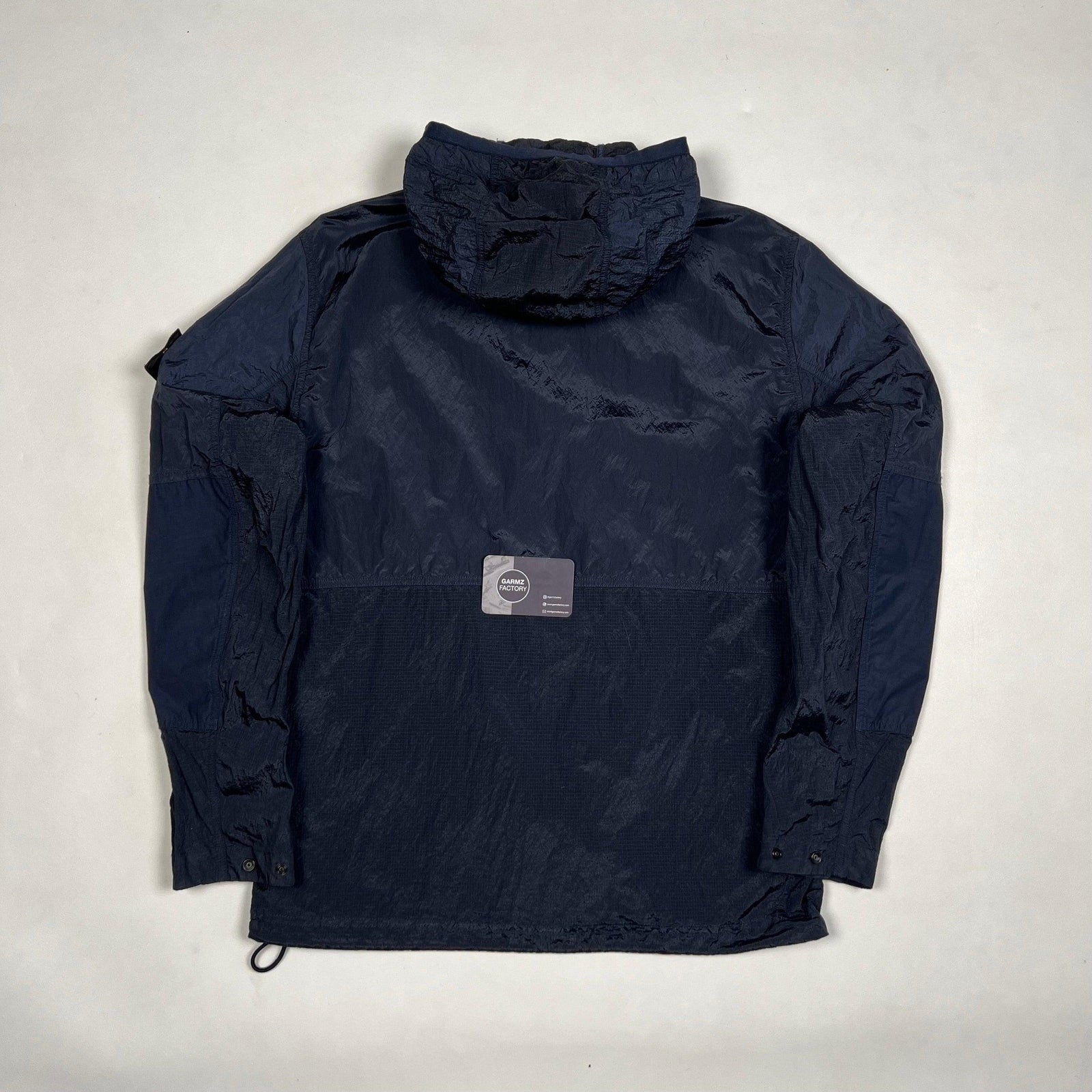 Stone Island Nylon Metal Watro Ripstop Hooded Jacket Navy – Garmz