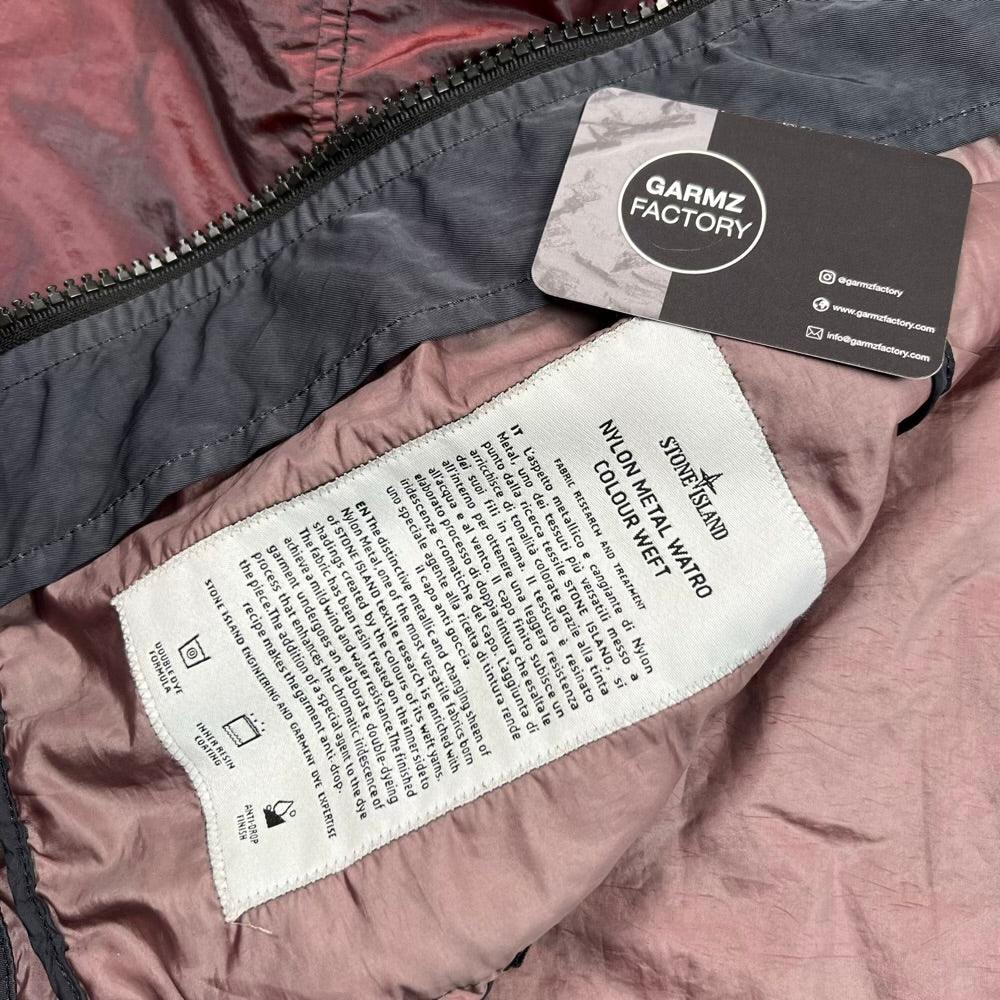 Stone Island Nylon Metal Weft Hooded Jacket Burgundy/Red – Garmz