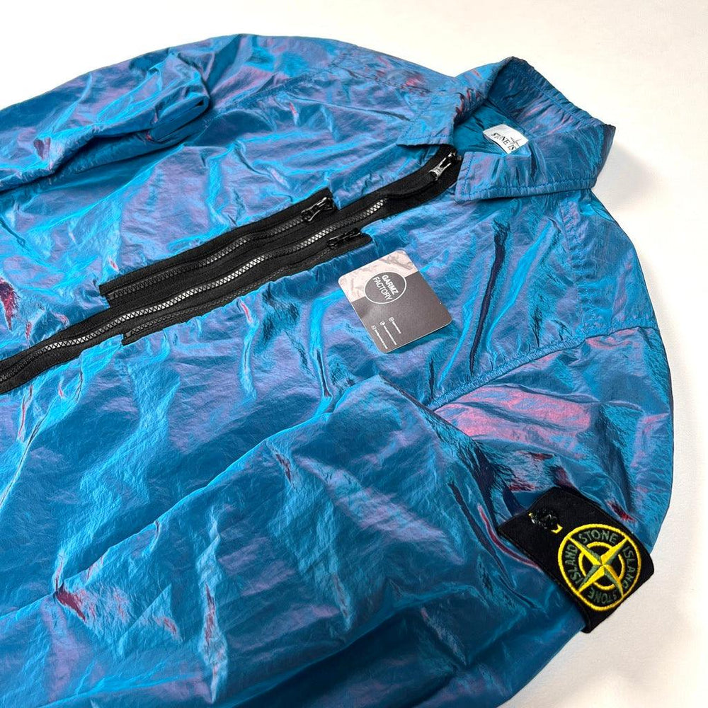 Stone Island Nylon Metal Weft Overshirt Blue – Garmz Factory