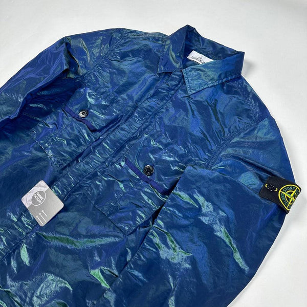 Stone Island - Nylon Metal Weft Overshirt Blue/Green