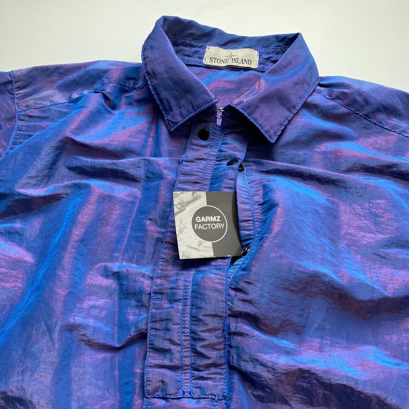 Stone Island Nylon Metal Weft Overshirt Purple – Garmz Factory