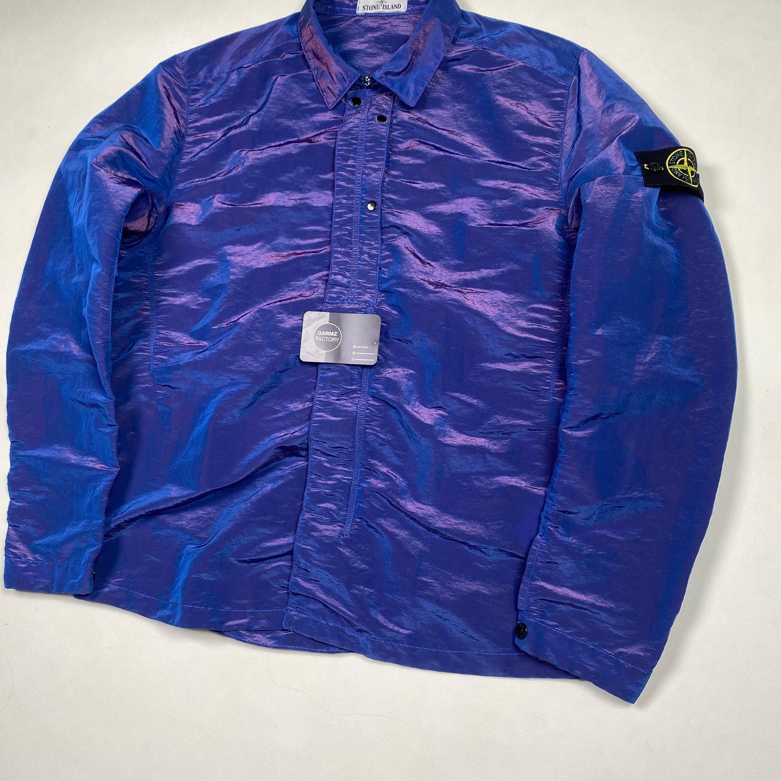 Stone Island Nylon Metal Weft Overshirt Purple – Garmz Factory