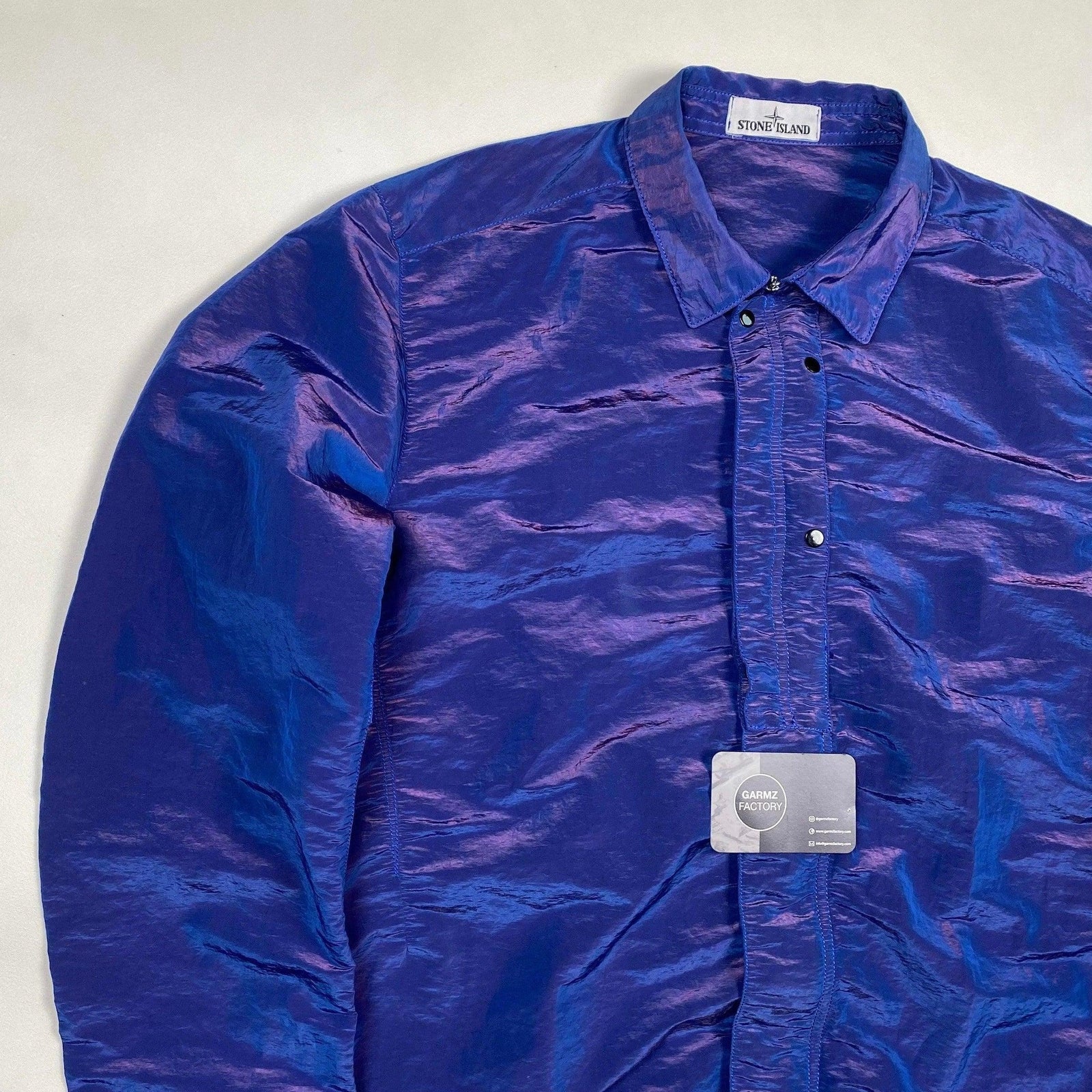 Stone Island Nylon Metal Weft Overshirt Purple – Garmz Factory