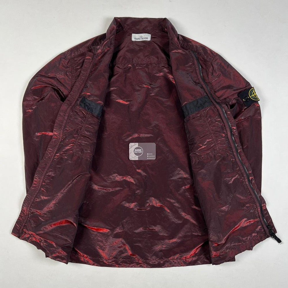 Stone island nylon metal watro red weft outlet