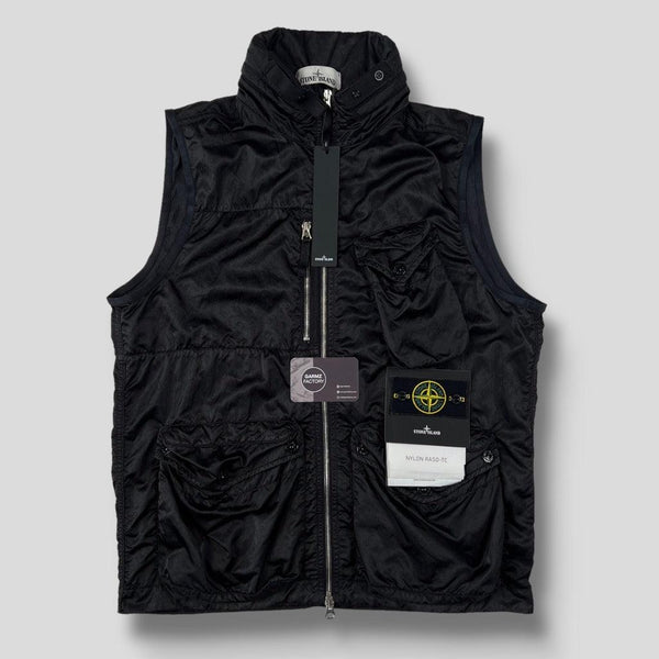 Stone Island - Nylon Raso-TC Gilet Black