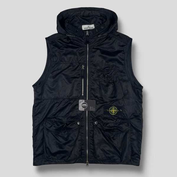 Stone Island Nylon Raso-TC Gilet Black – Garmz Factory
