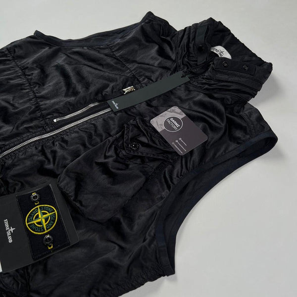 Stone Island - Nylon Raso-TC Gilet Black