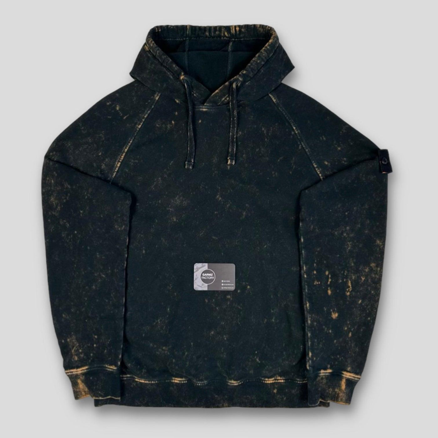 Stone Island Off Dye Treatment Hoody Black – Garmz Factory