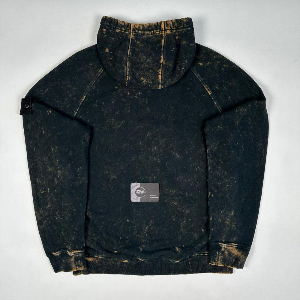 Stone Island Off Dye Treatment Hoody Black – Garmz Factory
