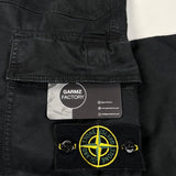 Stone Island - Old Dye Treatment Cargo Trousers Type LO Black