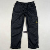 Stone Island - Old Dye Treatment Cargo Trousers Type LO Black