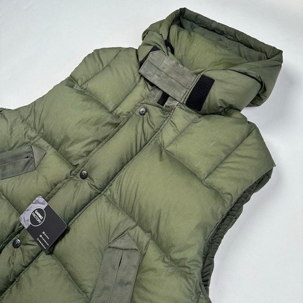 Stone Island - Opaque Nylon Tela Down Gilet Green