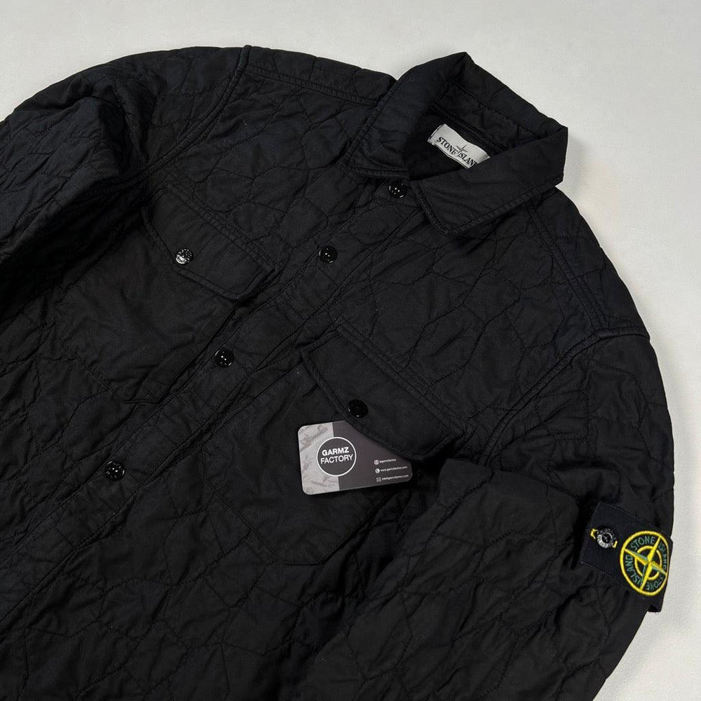 Stone Island Padded Overshirt Black – Garmz Factory