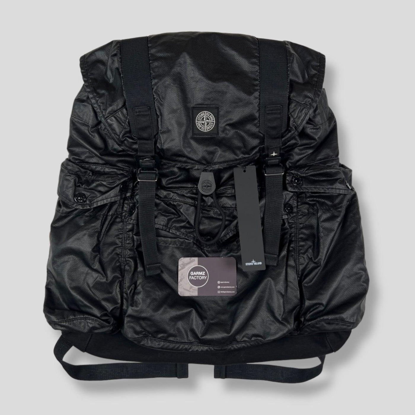 【希少】リモンタ社製生地　Stone  Backpack stone-island-patch-backpack-