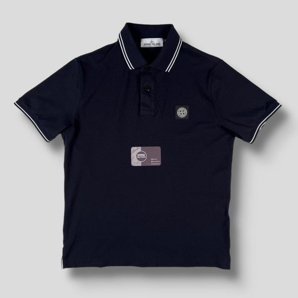 Stone Island - Patch Logo Polo Shirt Slim Fit Navy