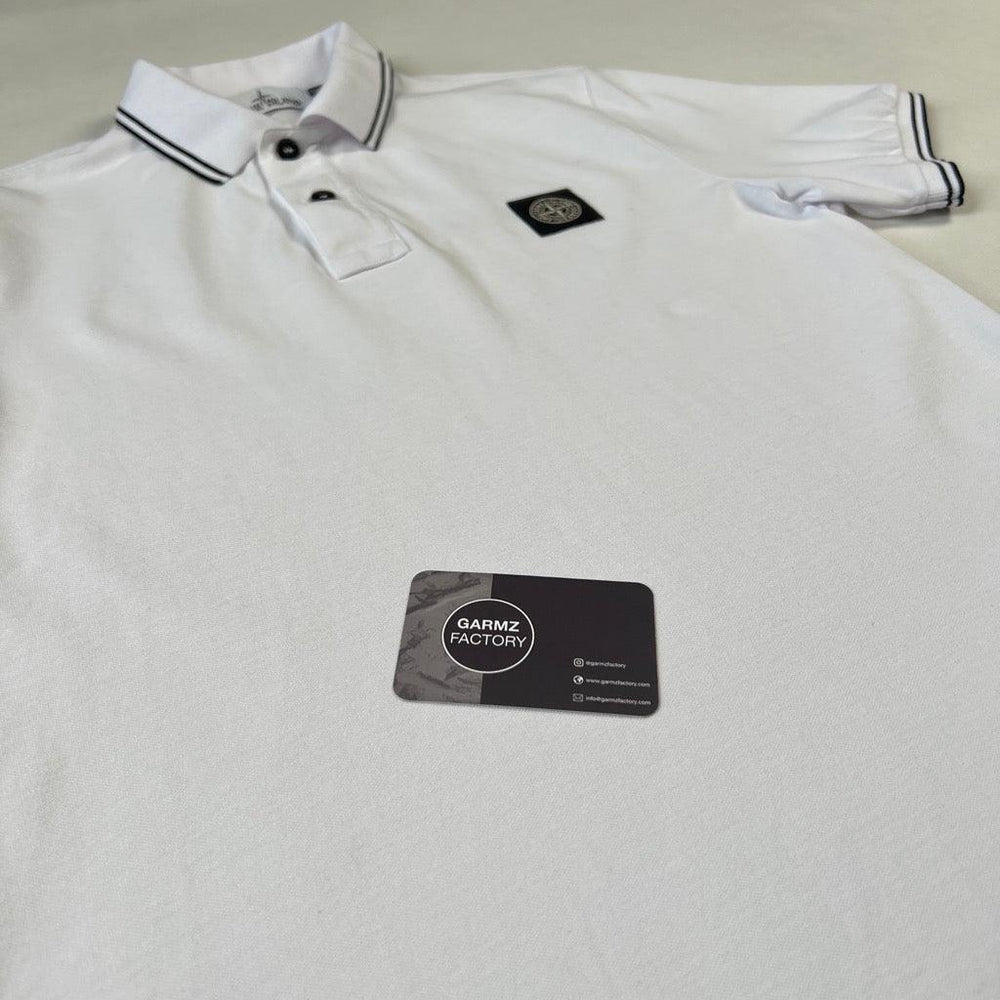 【STONE 】Logo Patch Slim Fit Short Sleeve Polo Shirt polo-2-1-353ad.jpg?fit=max&w=