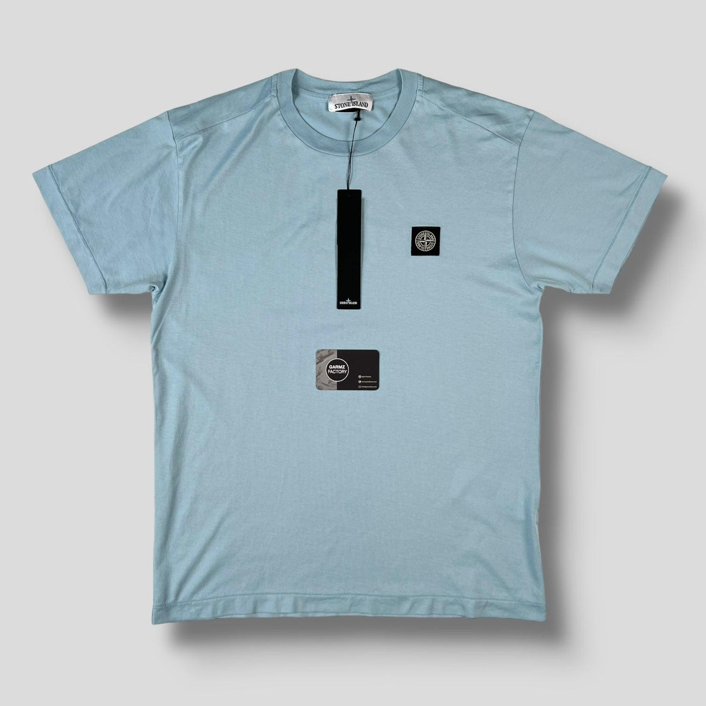 Stone Island Patch Logo T-Shirt Blue – Garmz Factory