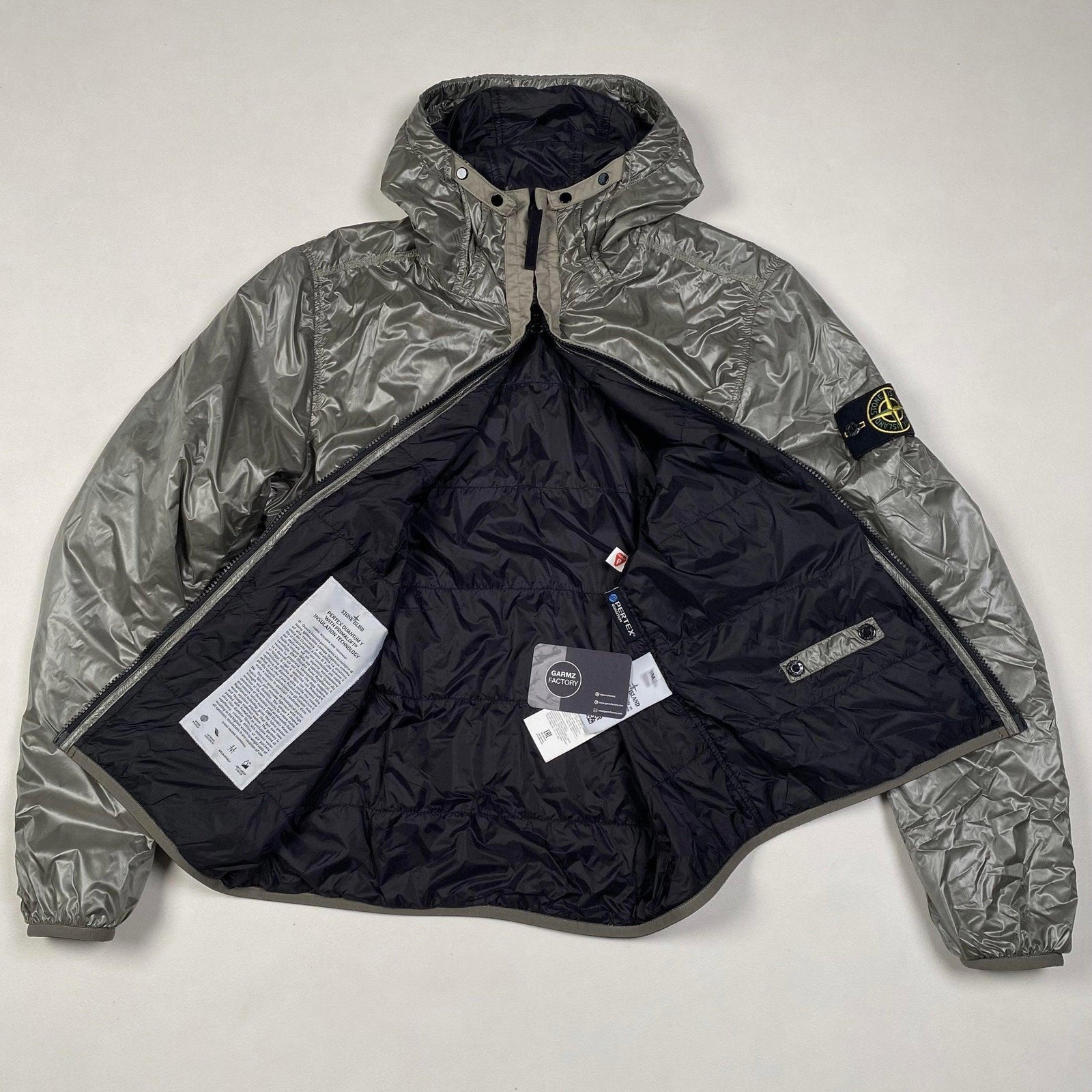 Stone Island Pertex Quantum Primaloft Jacket Champagne – Garmz Factory
