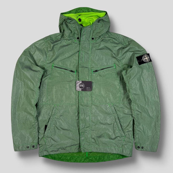 Stone Island - Pixel Reflective Hooded Jacket Green