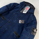 Stone Island - Polypropylene Denim 2 in 1 Hooded Jacket Blue