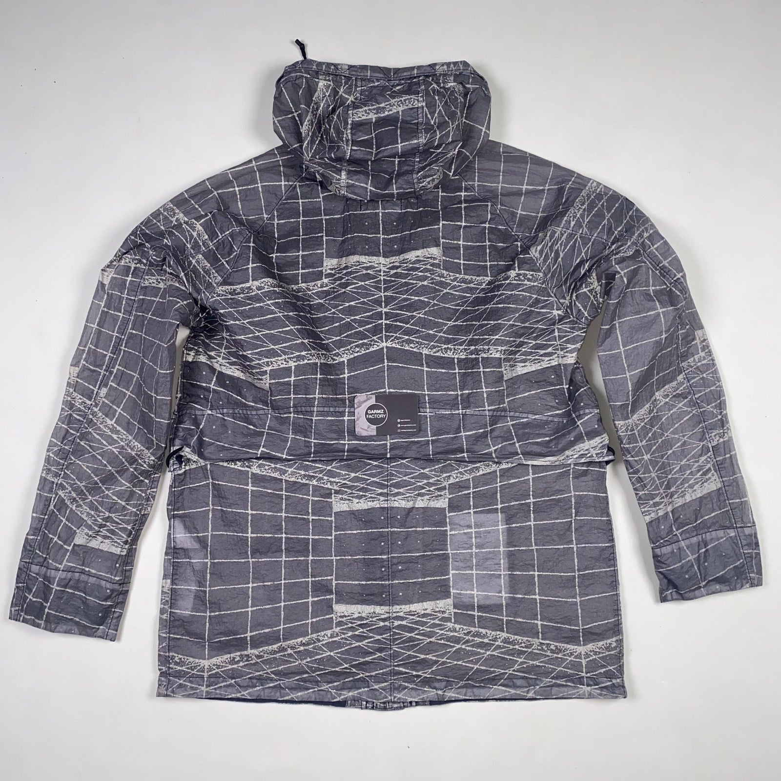 Stone Island Reflective Grid on Lamy TC Jacket Grey – Garmz Factory