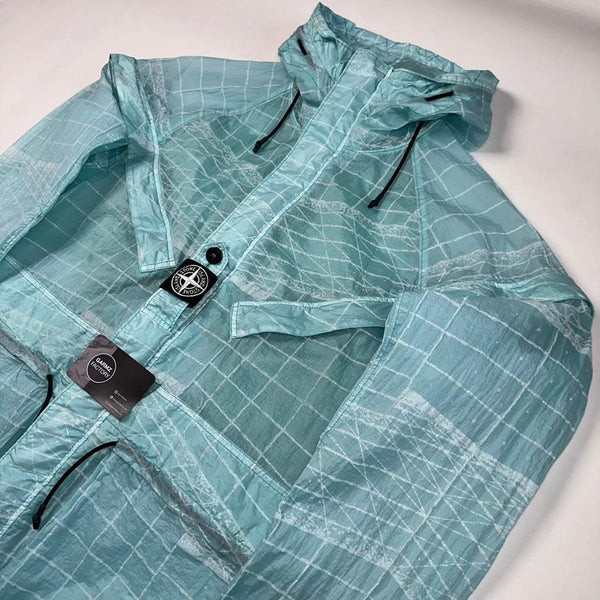 Stone Island - Reflective Grid on Lamy TC Jacket Teal