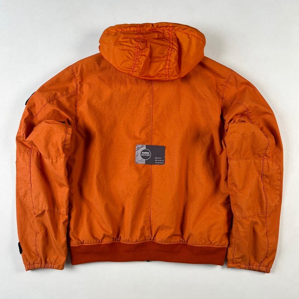 Stone Island Reflective Weave Ripstop Tc Jacket Orange
