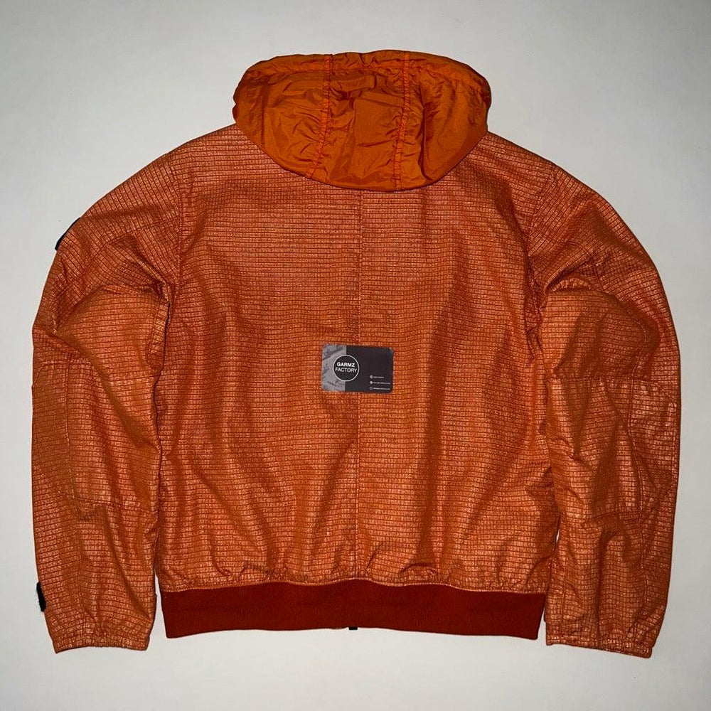 セブンイレブン 冬ギフト カタログ Stone Island Reflective Weave Ripstop Tc Jacket Orange ジャケット・アウター