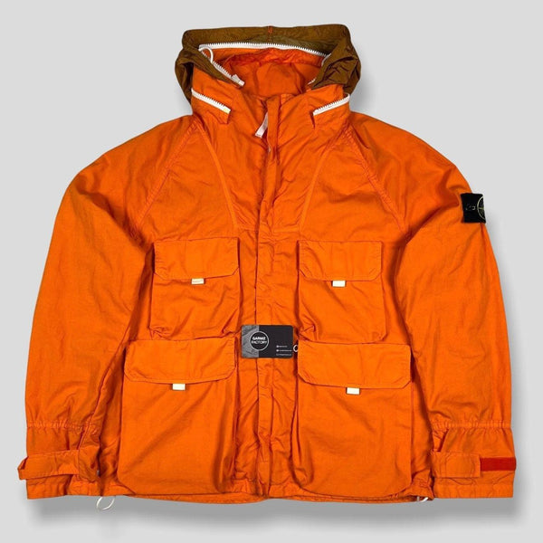 Stone Island - Reps Co NY Hooded Jacket Orange