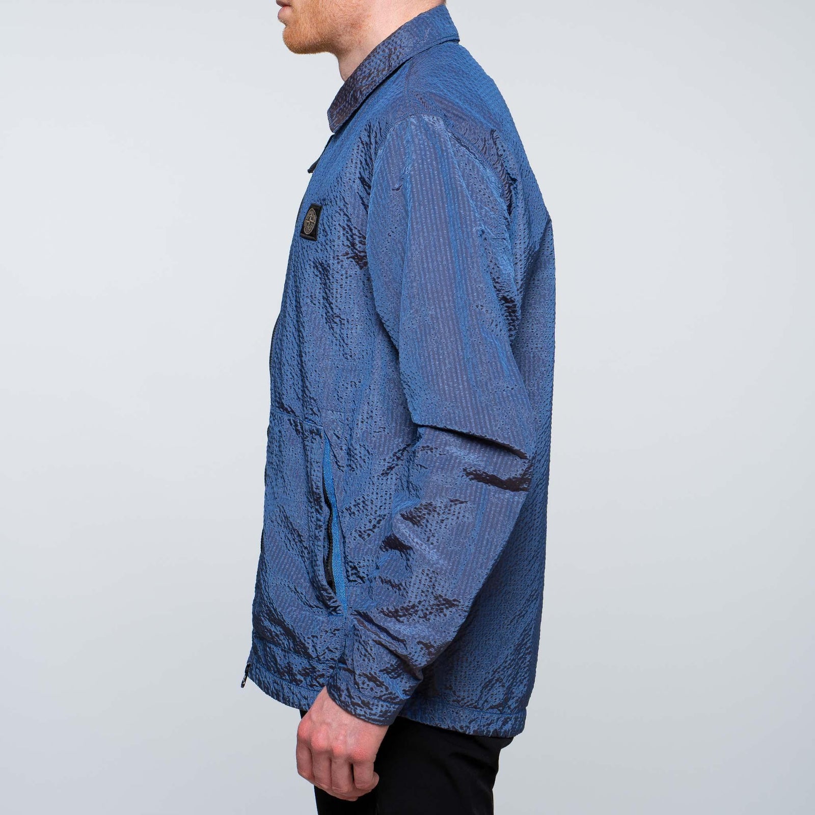 Seersucker Suit Stone Island Seersucker Overshirt Stone