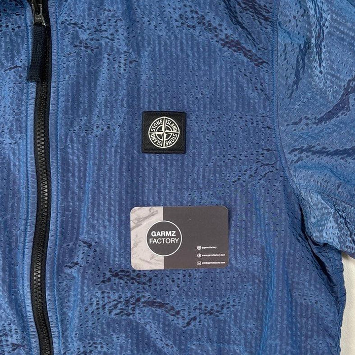 Stone Island Seersucker Nylon Weft Overshirt Blue – Garmz Factory