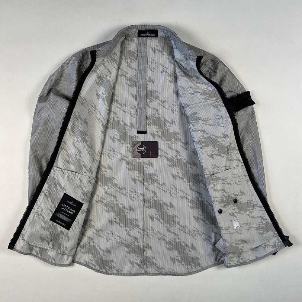 Stone Island Shadow Project Lenticular Jacquard Overshirt