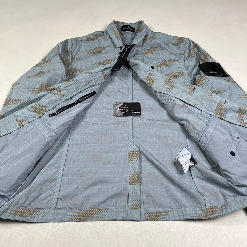 Stone Island Shadow Project Nyco Printed Blazer Blue – Garmz